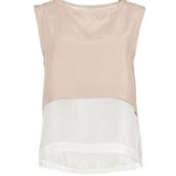 All Saints - Dusk Peach Molinet Silk Top 2 - Picture 2 of 4
